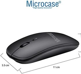 Resim Microcase Lenovo Tab M11 11 inch Tablet için Kapitone Tablet Çanta + Bluetooth Klavye + Mouse + Tablet Standı - AL8123 (Kırmızı) 