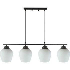 Resim Modern Siyah Beyaz Camlı 4'lü Yemek ve Salon Masası Seti 