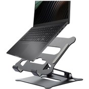 Resim Cbtx Z19 Isı Dağıtımı Ayarlanabilir Yükseklik Katlanabilir Dizüstü Bilgisayar Tutucu Dizüstü Stand Braketi - Siyah 