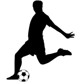 Resim Sporcu Folyo Sticker Derstve46120 90 Cm Uzunluk Siyah 