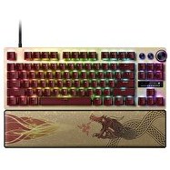 Resim Razer Huntsman V3 Pro Tenkeyless CS2 Dragon Lore Edition %80 Gen-2 Switch Hall Effect RGB Mekanik Gaming Klavye 