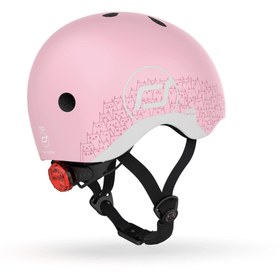 Resim Scoot and Ride Helmet Reflective Bebek Kaskı XXS-S Pembe 181206-96496 