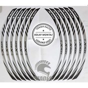 Resim Hades Motosiklet Aksesuarları Xmax Jant Şeridi Dijital Gri 