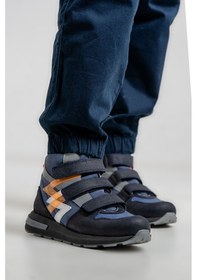 Resim Mnpc Erkek Çocuk Lacivert Hakiki Deri Suya Dayanıklı Anatomik Günlük Bot 25k3b11068324 Lacivert 