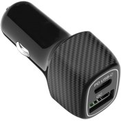 Resim MEZİGARC Yeni Çıkan Iphone Uyumlu Araç Type-c Ve Usb Girişli Çakmaklık Hızlı Şarj Aleti Cihazı Soketi 