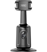 Resim Cbtx P01 Pro 360 Derece Akıllı İzleme Gimbal Kamerası Soğuk Ayakkabı Taşınabilir Gimbal Sabilizer - Siyah 