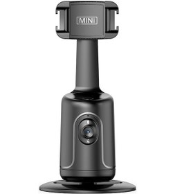 Resim Cbtx P01 Pro 360 Derece Akıllı İzleme Gimbal Kamerası Soğuk Ayakkabı Taşınabilir Gimbal Sabilizer - Siyah 