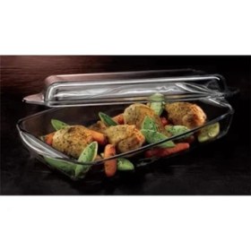 Resim AyrStore Borcam Kapaklı Orta Boy Dikdörtgen Tencere 