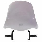 Resim GP KOMPOZİT Gp Kompozit Siperlik Tur Camı Füme Spacy Fızy Actıva 125 Scooter 42 Cm 