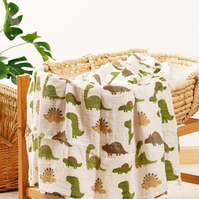 Resim Yumuşak ve Nefes Alabilen Gazlı Bebek Örtüsü - 120x110cm Bambu Kumaşı ile Üstün Konfor ve Güvenlik 