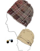 Resim Narr Çift Taraflı Kullanabilen Bere Half Plaid 