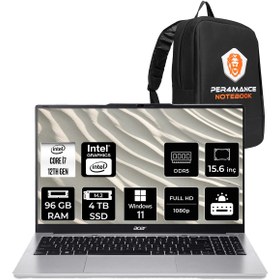 Resim Acer Aspire Lite i7 12650H 96GB DDR5 4TB SSD 15.6\ FHD W11H Dizüstü Bilgisayar & PER4 Çanta 