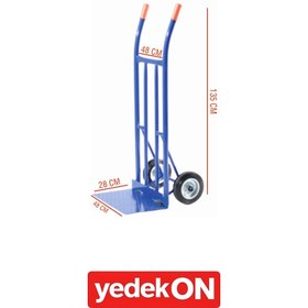 Resim Büyük Boy Koli Taşıma Arabası 150kg 