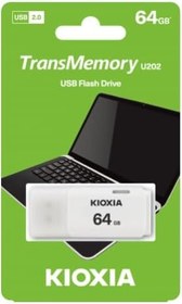 Resim Kioxia 64GB U301 Beyaz Usb 3.2 Gen 1 Flash Bellek(LU301W064GG4) 