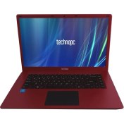 Resim Technopc TI15N33 15.6 Hd Ekran N3350E 4 GB Ram 128 GB +240GB SSD Freedos Kırmızı Dizüstü Bilgisayar 