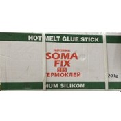 Resim 20 KG Kalın 11.3x300 MM Somafıx Mum Silikon Sıcak Çubuk Şeffaf Koli 