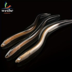Resim WEIHE BALIKÇILIK 1 Adet Yumuşak Gövdeli Kedi Balığı Yemi - 30cm/11.8" 58g Gerçekçi Maral Yemi, 3 Üçlü Kanca ile, Levrek, Turna ve Alabalık için Canlı Yüzme Hareketli Tatlısu Olta Yemleri (Poşette), Yüksek Kaliteli Kanca, Sağlam Yapı, Pike Avları 