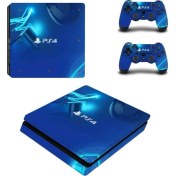Resim Kt Decoration Playstation 4 Logo Slim Kasa Sticker Kaplama 