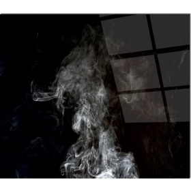 Resim Olinpa Cam Ocak Arkası Koruyucu | Duman Desenli 