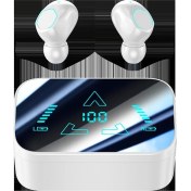 Resim Yangmei Bluetooth Kulaklık Güç Bankası Büyük Güç Tws Ultra Uzun Pil Ömrü Dijital Ekran Çağrı Acil Şarj Makyaj Aynası Kulaklık M48 (Yurt Dışından) 