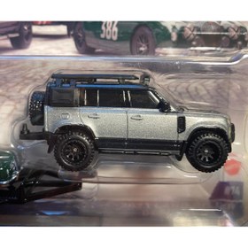 Resim HOT WHEELS Premium Jaguar MK1 ve '23 Land Rover Defender 110 (2024 Takım Taşımacılığı) 