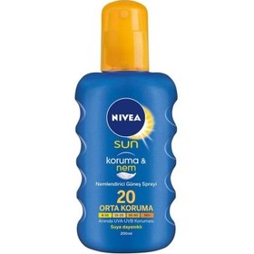 Resim Nivea Sun Koruma&Nem Nemlendirici Güneş Spreyi SPF20 200ml 