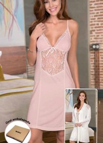 Resim Yeni İnci Bayan 6 Lı Lohusa Ve Çeyiz Seti Pijama Gecelik Sabahlık Takım 