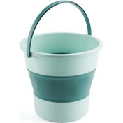 Resim Gaojunshop01 Katlanır Yeşil 10l Kova Balıkçılık Araba Yıkama Kamp Ve Seyahat 