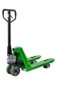 Resim Sanica Yeşil Transpalet 2.5 Ton Kapasite Poliüretan Tekerlekli Pompa 