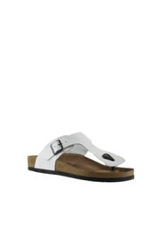 Resim Bueno Shoes Beyaz Napa Deri Erkek Parmak Arası Terlik 05mt101 