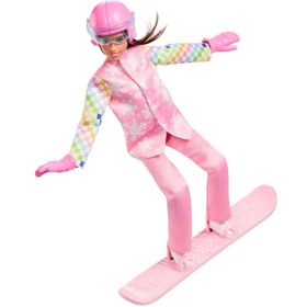 Resim Barbie Kariyer Bebekleri Snowboard Sporcusu JKF78 