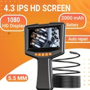 Resim EFUTONPRO 10.92cm HD Araç Motoru Akort Aracı - USB Şarj Edilebilir, Yüksek Çözünürlüklü Boru İnceleme Tarayıcı LCD Ekran & Ayarlanabilir Düğmeler ile Otomotiv Bakımı için, Şık Cihaz Tasarımı, Dayanıklı Plastik Gövde 