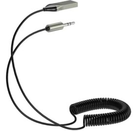 Resim Storemax NR32 Mikrofonlu Araç Kiti Herhangi Bir Kulaklık Aux Çıkışını Kablosuz Bağlantı Yapar 