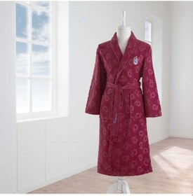 Resim Taç Lisanslı Trabzonspor Jakar Pamuk S Yetişkin Bornoz Bordo 000000015001997651 Bordo 