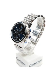 Resim İsviçre Cortebert Safir Cam Fonksiyonlu Erkek Kol Saati Cortebert008 Gümüş 