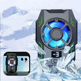 Resim Sprange SRMC2 Radyatörlü Dijital Göstergeli Led Aydınlatmalı Telefon Soğutucu Fan 