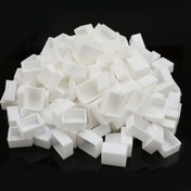 Resim 50 Adet Suluboya Yarım Tava, Beyaz Plastik, Boş Suluboya Boya Tavası, Seyahat Kutuları, Boya Kutusu, ABS Reçine, Suluboya Akrilik Palet, Sanat Malzemeleri, El Sanatları, Dikiş Aksesuarları 