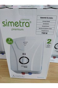 Resim Simetra Premium Ultra Lüks Şofben 7000 Watt 2 Yıl Garanti 