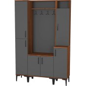 Resim Kalender Dekor Rose-1-2-3 RS07 Portmanto Vestiyer Ayakkabılık 