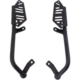 Resim GP Kompozit Yamaha MT-09 Tracer 2015-2020 Uyumlu Çanta Demiri Siyah 