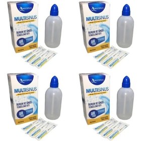 Resim Multi Sinüs Rinse Burun Ve Sinüs Temizleme Kiti 4'lü Set 