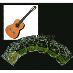 Resim Alicek Lasik Gitar Tel Set Tam Takım 6 Adet Klasik Gitar Tel Seti 