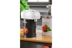 Resim Arendo One Touch Elektrikli Konserve Açacağı, Otomatik 360° Dönüş, Keskin Kenarsız Açılma 