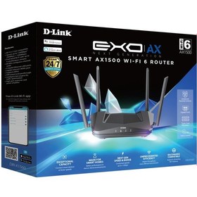 Resim D-link Dır-x1560 Exo Serisi Kablosuz Ax1500 Wi-fi 6 Dual Band Mesh Router 