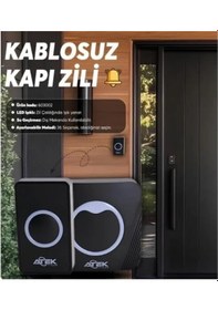 Resim Kablosuz Su Geçirmez Kapı Zili 5468 