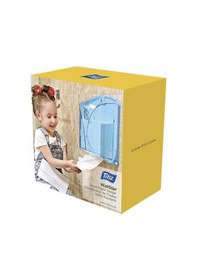 Resim Titiz Tp-267 Z Katlama Kağıt Havlu Dispenseri Aparatı - Şeffaf Mavi - Plastik - 28 Cm. - 1 Adet Şeffaf 