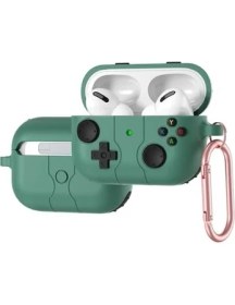 Resim Uray Home Airpods 4 ile Uyumlu 4.nesil Kılıf Kılıf Retro Görünümlü Kancalı Nint-Endo Yumuşak Soft Dokunuş Airpods 4. Nesil Kulaklık Kılıf (Haki, Airpods 4. Nesil) 