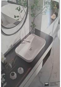 Resim Loftmix Çanak Lavabo Mat Beyaz / Batarya Delikli Turavit Diğer 