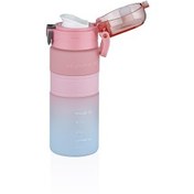 Resim Vagonlife Çocuk Su Matarası Pembe 600 ml 
