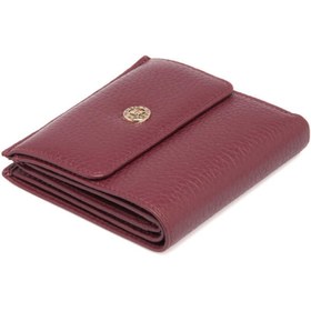 Resim Bordo Deri Kadın Cüzdan - S1CB00005627-M71 